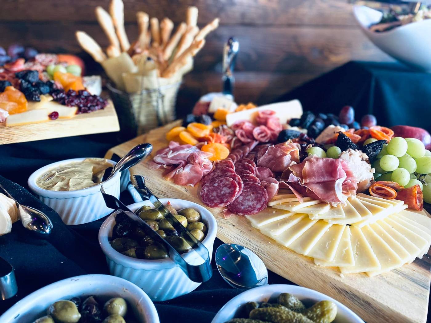 Charcuterie and cheese grazing board